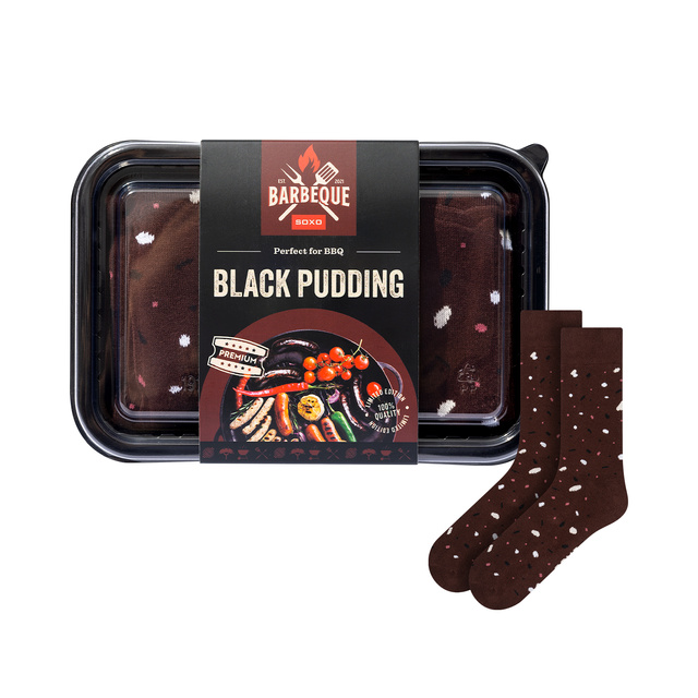 SOXO pánské ponožky, černý pudink