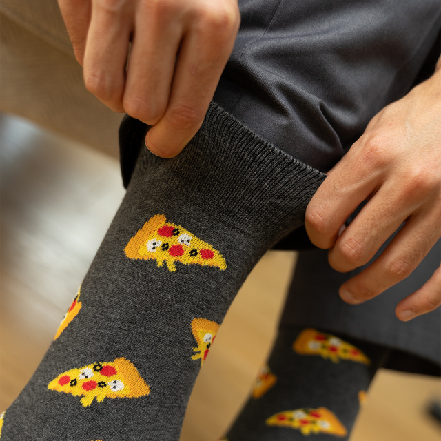 Ponožky Love You More Than Pizza