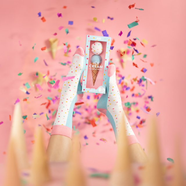 Dámské ponožky SOXO Zmrzlina v krabičce