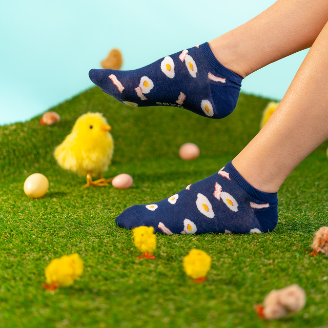 Barevné pánské dámské kotníčkové ponožky SOXO ražené - 5 párů