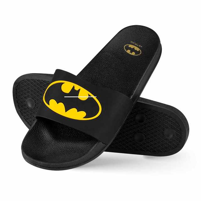 Prémiové dámské pánské plážové pantofle SOXO BATMAN | Ideální pro letní dovolenou a koupaliště | Guma