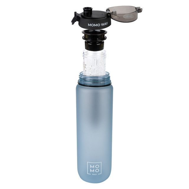 OUTLET Láhev na vodu 1000 ml MOMO WAY Blue Super Papa
