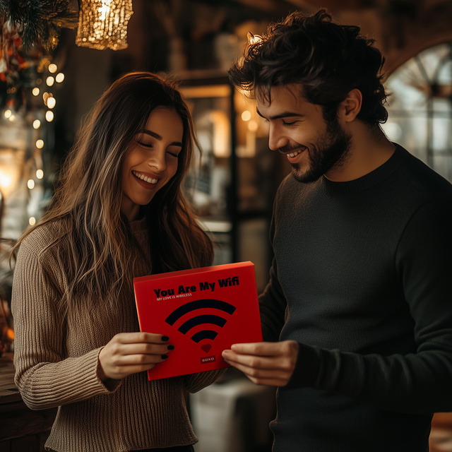 Pánské barevné ponožky SOXO Wi-fi - 2 páry