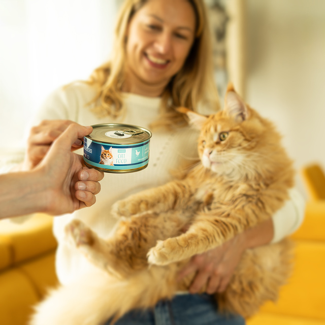 Pánské dámské ponožky SOXO kočka v plechovce